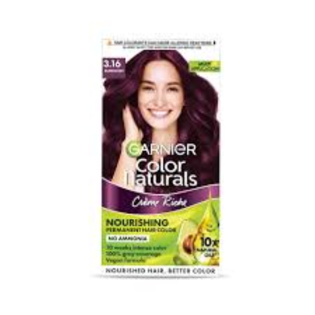 GARNIER COLOR NATURALS COLOUR CREAM 67.5ML 3.16 BURGUNDY